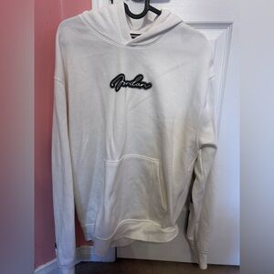Air Jordan Unisex White Hoodie